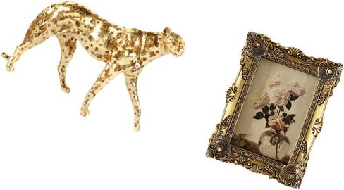 Photo Frame Sculpture Ornate Animal Tabletop Centerpiece Vintage Resin Decorative Ornament for Office Home Hallway Wedding Decor in Saudi Arabia