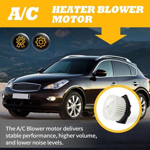 A/C Heater Blower Motor Compatible with FX35 FX37 FX45 G25 G35 G37 Q45 Q50 Altima 2007-2019 350Z 370Z Quest Replaces 700193 27225-AM611 27200-JN00A in Saudi Arabia