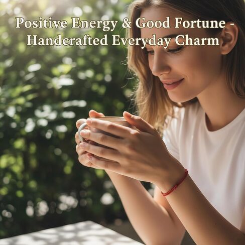 Adjustable Red String Bracelet - Waterproof Waxed Nylon Lucky Amulet for Protection, Good Fortune & Friendship in Saudi Arabia