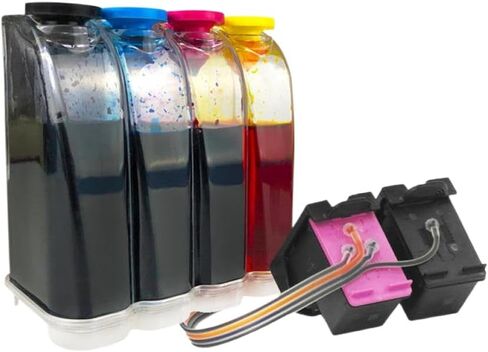 استبدال نظام إمداد الحبر لمجموعة خزان الحبر 664XL 664 664 Ciss المتوافقة مع Deskjet 1115 2135 2138 3635 3638 4535 4538 4675 4676 in Saudi Arabia