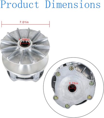 labwork Primary Driven Clutch and Belt Replacement for Polaris Ranger 500 1999 2003-2009 in Saudi Arabia