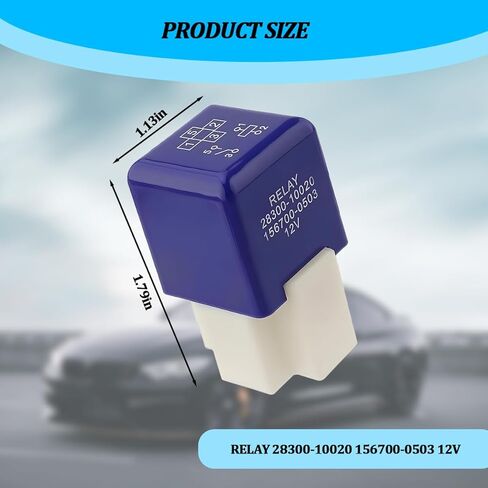 مرحل بدء تشغيل السيارة 4 دبابيس، 12 فولت OEM # 28300-10020 90897-03003 مجموعة مرحل السيارة، ملحقات استبدال التحكم في طاقة السيارات، متوافقة مع سيينا باسيو أفالون in Saudi Arabia