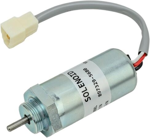 Fuel Shut Off Solenoid Valve Engine Stop Solenoid 897329-5680 12V Replacement for 3LD1 3LD2 4LE1 Engine(24V) in Kuwait