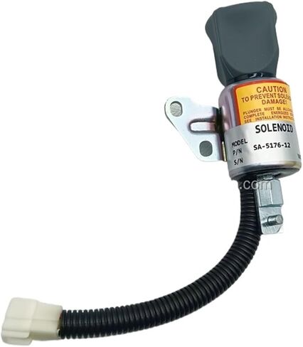 1pc Machinery parts 24 Volts Fuel Engine Shutdown Solenoid SA-5176-12 Fuel Stop Solenoid Control Valves SA517612 in Saudi Arabia