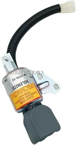 1pc Machinery parts 24 Volts Fuel Engine Shutdown Solenoid SA-5176-12 Fuel Stop Solenoid Control Valves SA517612 in Saudi Arabia