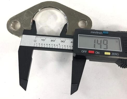 2 Bolt Flange Adapter 35/38mm External Wastegate Flange Made of Mild Steel with Gasket in Saudi Arabia