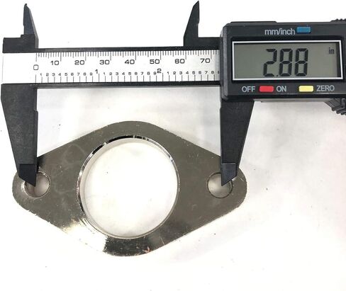 2 Bolt Flange Adapter 35/38mm External Wastegate Flange Made of Mild Steel with Gasket in Saudi Arabia