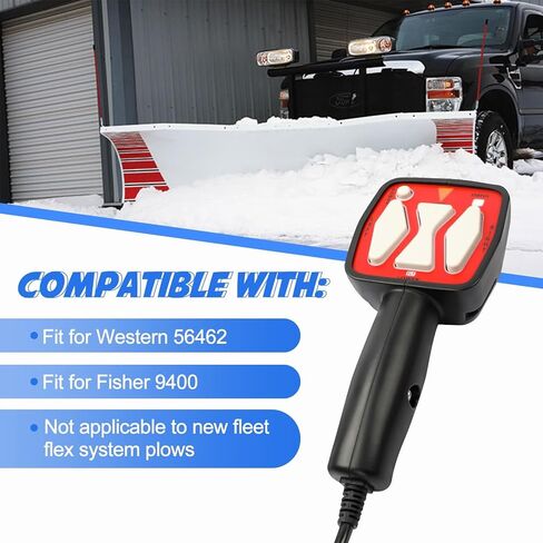 Snowplow Handheld Controller Compatible with SAM 1306902, Western 56462, Fisher 9400 in Kuwait