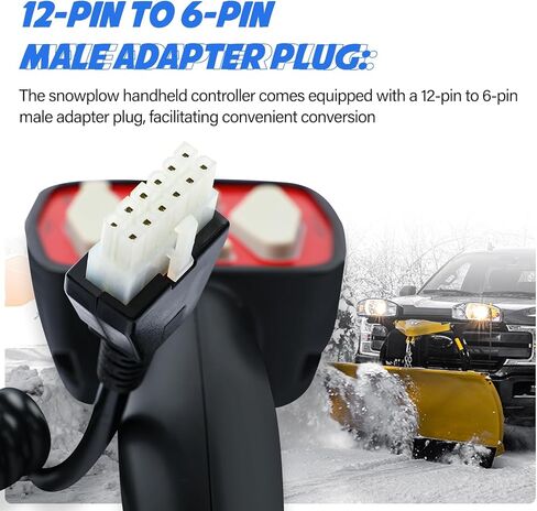 Snowplow Handheld Controller Compatible with SAM 1306902, Western 56462, Fisher 9400 in Kuwait