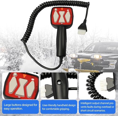 Snowplow Handheld Controller Compatible with SAM 1306902, Western 56462, Fisher 9400 in Kuwait
