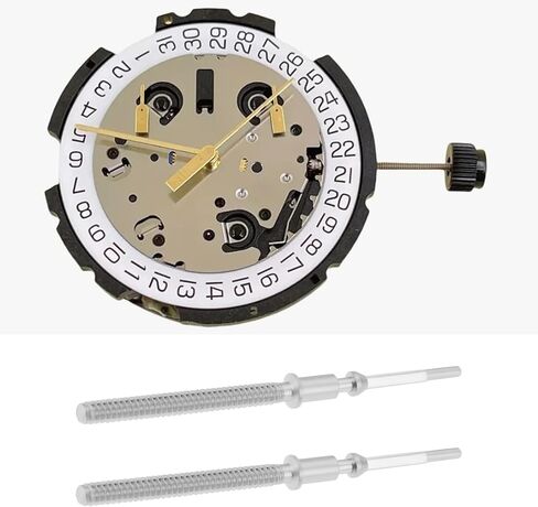 ECSiNG 2 Pcs Watch Movement Winding Stem Shaft Suitable for G10.211 G1.212 G10.711 G10.791 in Saudi Arabia
