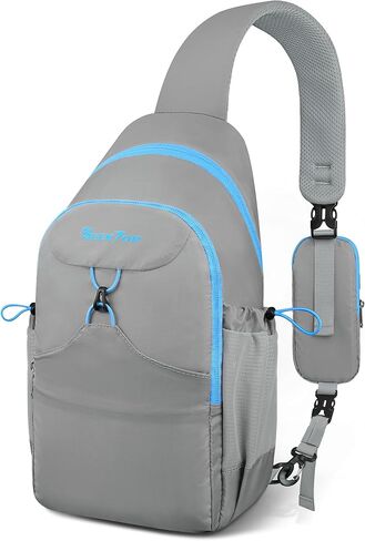 Seektop Crossbody Bag RFID Sling Backpack for Women & Men, Casual Chest Daypack for Hiking Travel in Kuwait