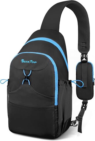 Seektop Crossbody Bag RFID Sling Backpack for Women & Men, Casual Chest Daypack for Hiking Travel in Saudi Arabia
