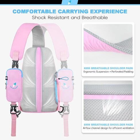 Seektop Crossbody Bag RFID Sling Backpack for Women & Men, Casual Chest Daypack for Hiking Travel in Saudi Arabia
