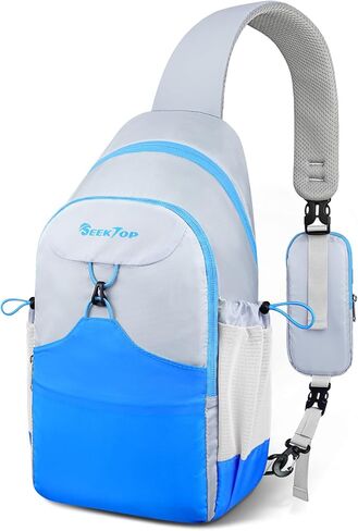 Seektop Crossbody Bag RFID Sling Backpack for Women & Men, Casual Chest Daypack for Hiking Travel in Saudi Arabia