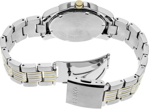 SEIKO Watch for Men - Day/Date Calendar & Luminous Markers, Stainless Steel Case, 100m Water-Resistant in Saudi Arabia