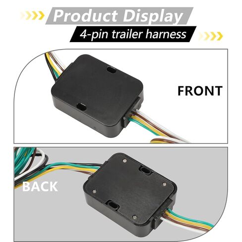 4 Pin Trailer Wiring Harness Kit 56329 Vehicle Custom for Freestar 2004-2007 Edge 2007-2010 Escape 2008-2012 MKX 2007-2010 Tribute 2008-2011 Mercury Mariner 2005-2011 in Saudi Arabia