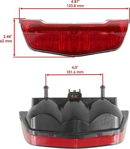 مجموعة الضوء الخلفي للفرامل الخلفية من كالتريك متوافقة مع Honda TRX500FE TRX500FM Foreman 500 4x4 2012-2013 in Saudi Arabia