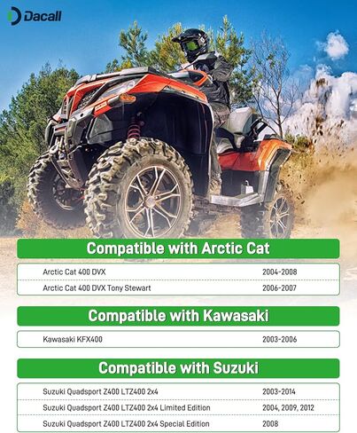 فلتر الهواء وحامل الفلتر ومجموعة سدادة لسوزوكي كوادسبورت Z400 LTZ400، لقطط القطب الشمالي DVX 400، لكاواساكي KFX400 (2003-2014) in Saudi Arabia