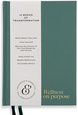 Paper & Progress Wellness Journal – 12-Week Fitness & Self Care Journal for Women | Daily Habit Tracker, Meal Planner, Workout Log, Weekly Reflections & Mindset Coaching Prompts in Saudi Arabia