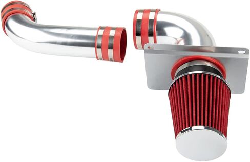 KAX 3.5 inch Cold Air Intake System Kit Compatible with 1989-1993 Mustang 5.0L GT/LX, Red in Saudi Arabia