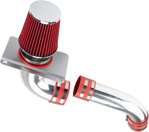 KAX 3.5 inch Cold Air Intake System Kit Compatible with 1989-1993 Mustang 5.0L GT/LX, Red in Saudi Arabia