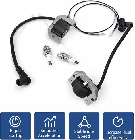 21171-7034 Ignition Coil and Spark Plug Kit for Kawasaki FH381V FH430V FH480V FH500V FH531 FH541V FH580V FH601V FH601D FH641V FH641D FH680V FH680D FH721V FH721D in Saudi Arabia