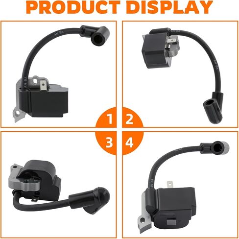 FS55 Ignition Coil 4140 400 1309 for Stihl FS38 FS55 2MIX Ignition Module Brushcutter Replace #4140 400 1311, 4140 400 1308 with Spark Plug in Saudi Arabia