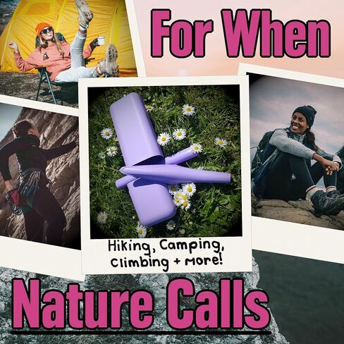 مبولة SHEWEE Extreme للإناث - صنع في المملكة المتحدة - جهاز تبول محمول وقابل لإعادة الاستخدام. المهرجانات، والتخييم، والسيارات، وأساسيات المشي لمسافات طويلة للنساء. حامل للتبول مع حقيبة حمل وأنبوب تمديد in Kuwait