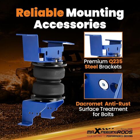 طقم أكياس تعليق هوائي خلفي من maxpeedingrods 5000 رطل لسيارة GMC Sierra شيفروليه سيلفرادو 2500HD 3500HD 4WD 2020-2025 طقم زنبرك هوائي in Saudi Arabia