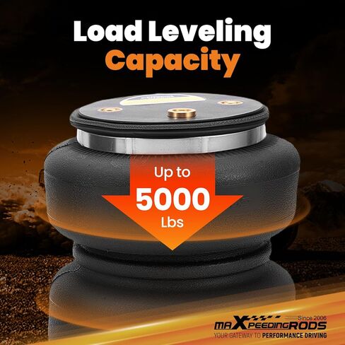 طقم أكياس تعليق هوائي خلفي من maxpeedingrods 5000 رطل لسيارة GMC Sierra شيفروليه سيلفرادو 2500HD 3500HD 4WD 2020-2025 طقم زنبرك هوائي in Saudi Arabia
