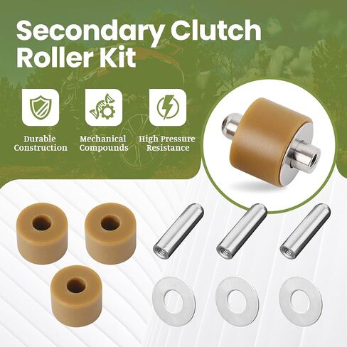 Secondary Clutch Roller Kit 3 Pcs, Replace for 417127016 420629192 420227946, Compatible with Cam-Am Maverick X3 2017-2023, Maverick Sport 1000R, Commander 1000R, Defender Max HD10 in Saudi Arabia