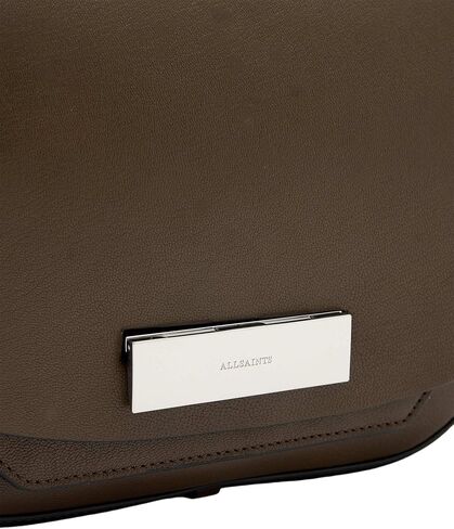 حقيبة AllSaints Etta Satchel Fango باللون البني W338XD مقاس واحد in Saudi Arabia