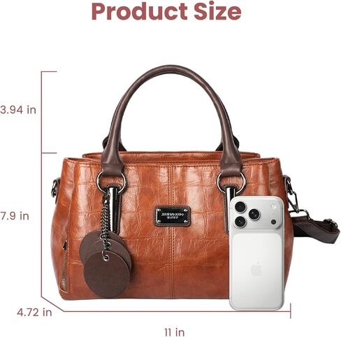 حقائب اليد والمحافظ للنساء حقيبة حمل جلدية نباتية مع مقصورات سستة الكتف حقيبة كروسبودي حقيبة تحت الإبط حقائب للنساء in Kuwait