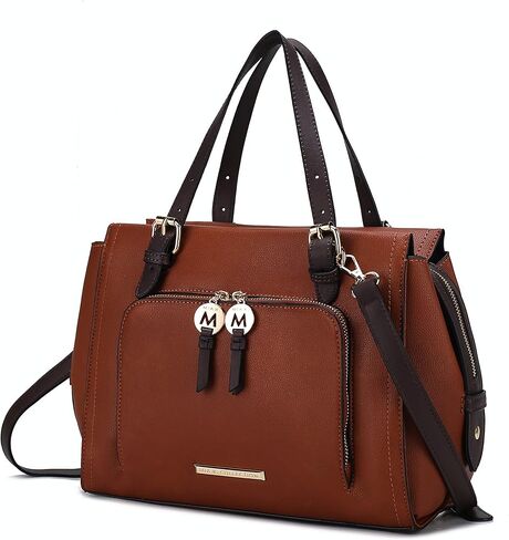 MKF Collection Weekender Purses for Women, PU Leather Handbag Slouchy Womens Shoulder bag, Top Handle in Saudi Arabia