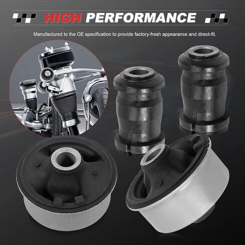 2 Pair Front Lower Rearward Suspension Control Arm Bushing for Corolla 2003-2019 Matrix 2003-2014 Vibe 2003-2008 Replace 48654-12120, 48655-12170, 48654-12090 in Saudi Arabia