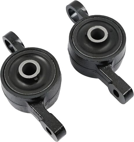 48655-50012 Front Lower Left & Right Control Arm Bushings w/Bracket Compatible with Lexus LS430 2001 2002 2003 2004 2005 2006 4.3L Engine V8 Replace 48652-50030 48640-50050 in Saudi Arabia