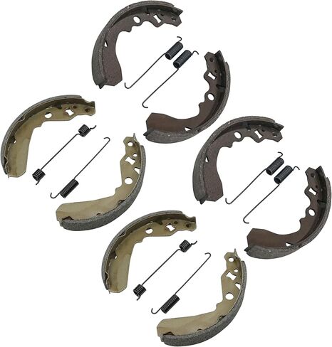 أحذية الفرامل الخلفية والأمامية من كالتريك متوافقة مع Kawasaki Mule 500 KAF300B 1993-1996 2007 / Mule 550 KAF300C 1997-2004 2007 x2 in Saudi Arabia