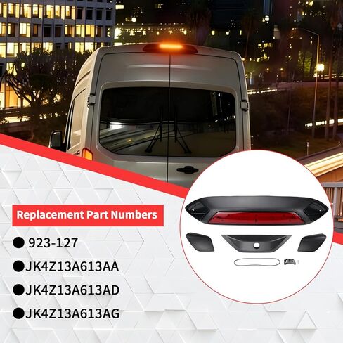 923-127 Third Brake Light Compatible with 2018-2019 Ford Transit 150 250 350HD, Replace JK4Z13A613AA, JK4Z13A613AD, JK4Z13A613AG High Mount Stop Light in Saudi Arabia