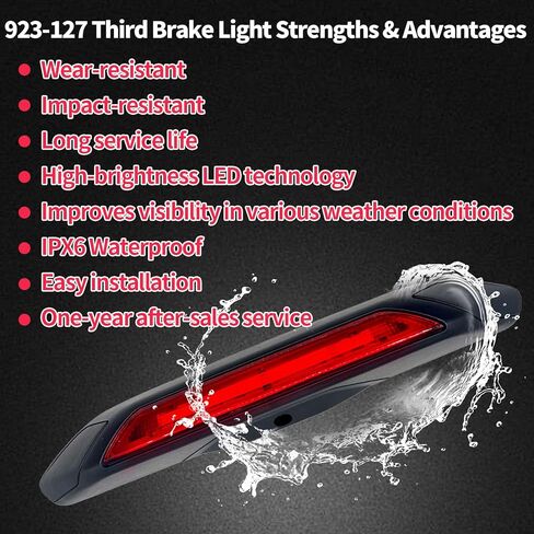 923-127 Third Brake Light Compatible with 2018-2019 Ford Transit 150 250 350HD, Replace JK4Z13A613AA, JK4Z13A613AD, JK4Z13A613AG High Mount Stop Light in Saudi Arabia