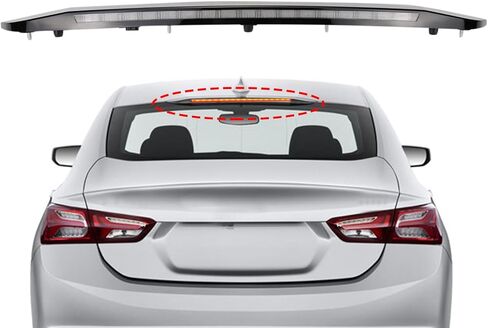 Third 3rd Brake Light Assembly Compatible with Chevrolet Malibu 2016 2017 2018 2019 2020 2021 2022 2023 2024 2025 Rear Center High Mount Stop Light Chevy Lamp Parts Replaces 42795725 in Saudi Arabia