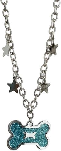 Cute Necklace Kawaii Pendant Necklace for Women Y2k Bone Grunge Emo Coquette Mcbling Hippie Jewelry Therian Grunge Jewelry (Bone) in Saudi Arabia
