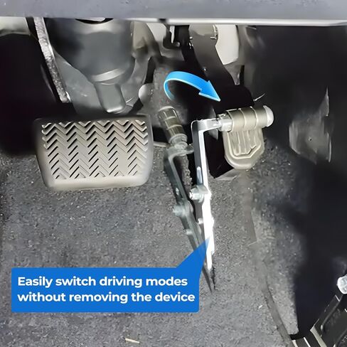 Portable Left Foot Accelerator Pedal for Disabled or Injured Drivers – Adjustable Gas Pedal with Quick Release & Footrest – All-Metal, Fits Most Vehicles in Saudi Arabia