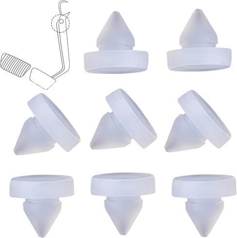 4 PCS Brake Clutch Pedal Stop Pads, Rubber Accelerator Stop Pedal Pads, Brake Light Switch Stopper Replaces 46584-5P010 46584-S0100, Compatible with Nissan, Altima, Infiniti (Beige) in Saudi Arabia