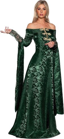 UNDERWRAPS Women's Green Renaissance Queen Costume in Saudi Arabia