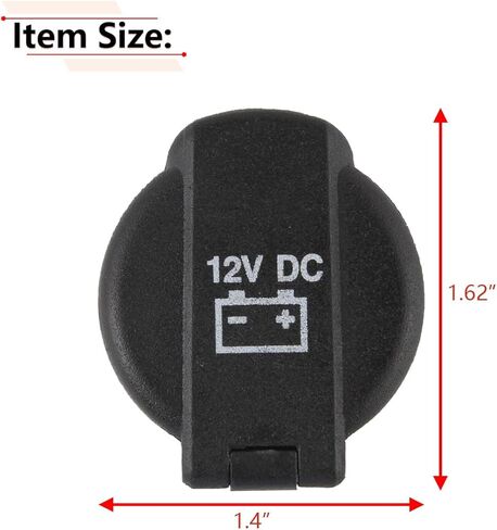 RLB-HILON Center Console Lighter 12V DC Cap Cover Compatible with Jeep Dodge Ram and Chrysler Models 2008 to 2020 Year, for 5026626AB in Saudi Arabia