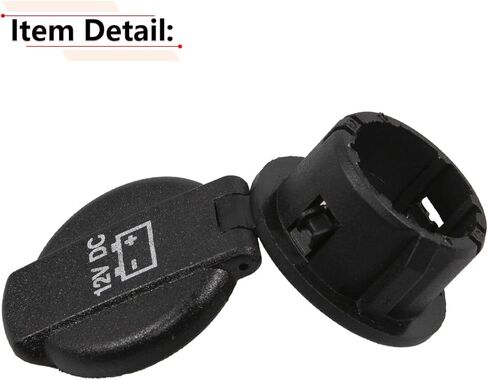 RLB-HILON Center Console Lighter 12V DC Cap Cover Compatible with Jeep Dodge Ram and Chrysler Models 2008 to 2020 Year, for 5026626AB in Saudi Arabia