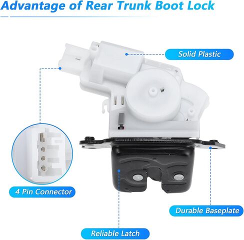 Rear Trunk Latch Lock Actuator for Honda CR-V Civic Odyssey Pilot 2017-2024 74800TLAA01 Liftgate Hatch Tailgate Latch Actuator Rear Deck Lid Lock in Saudi Arabia