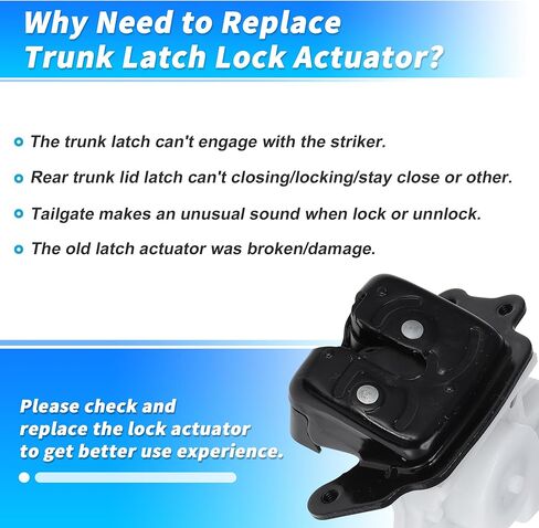 Rear Trunk Latch Lock Actuator for Honda CR-V Civic Odyssey Pilot 2017-2024 74800TLAA01 Liftgate Hatch Tailgate Latch Actuator Rear Deck Lid Lock in Saudi Arabia
