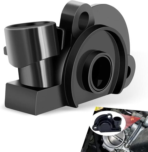 1 PC Throttle Position Sensor, No Calibration Required Durable TPS with OEM Fit Idle Air Control Valve Sensor, Replace# 17087400 17088026 17111815, Compatible with Chevy Buick Cadillac (Black) in Saudi Arabia